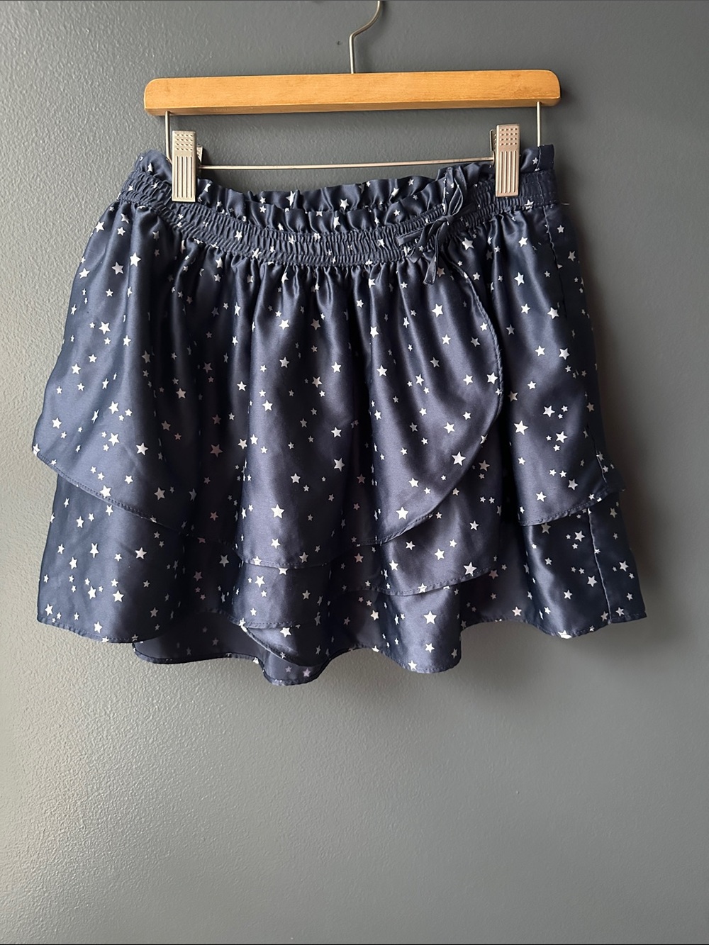 Gap kids girls skirt blue white stars size 10 girls